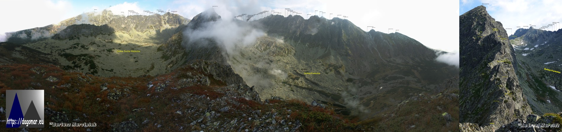 panorama z Siodełkowej Kopy